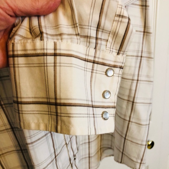 Ely Cattleman Western Pearl Snap Shirt. Tall Man XLT. - Picture 5 of 6